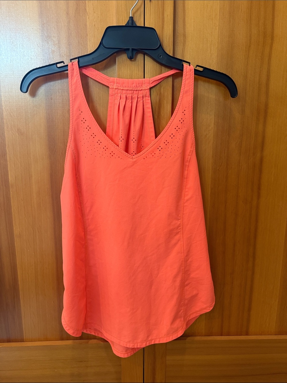 lululemon athletica Coral Racerback Eyelet Tank